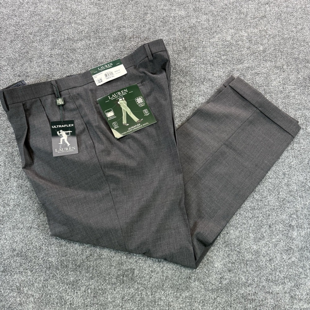 Lauren Ralph Lauren UltraFlex High Performance Wool Dress Pants 40W 30L NWT
